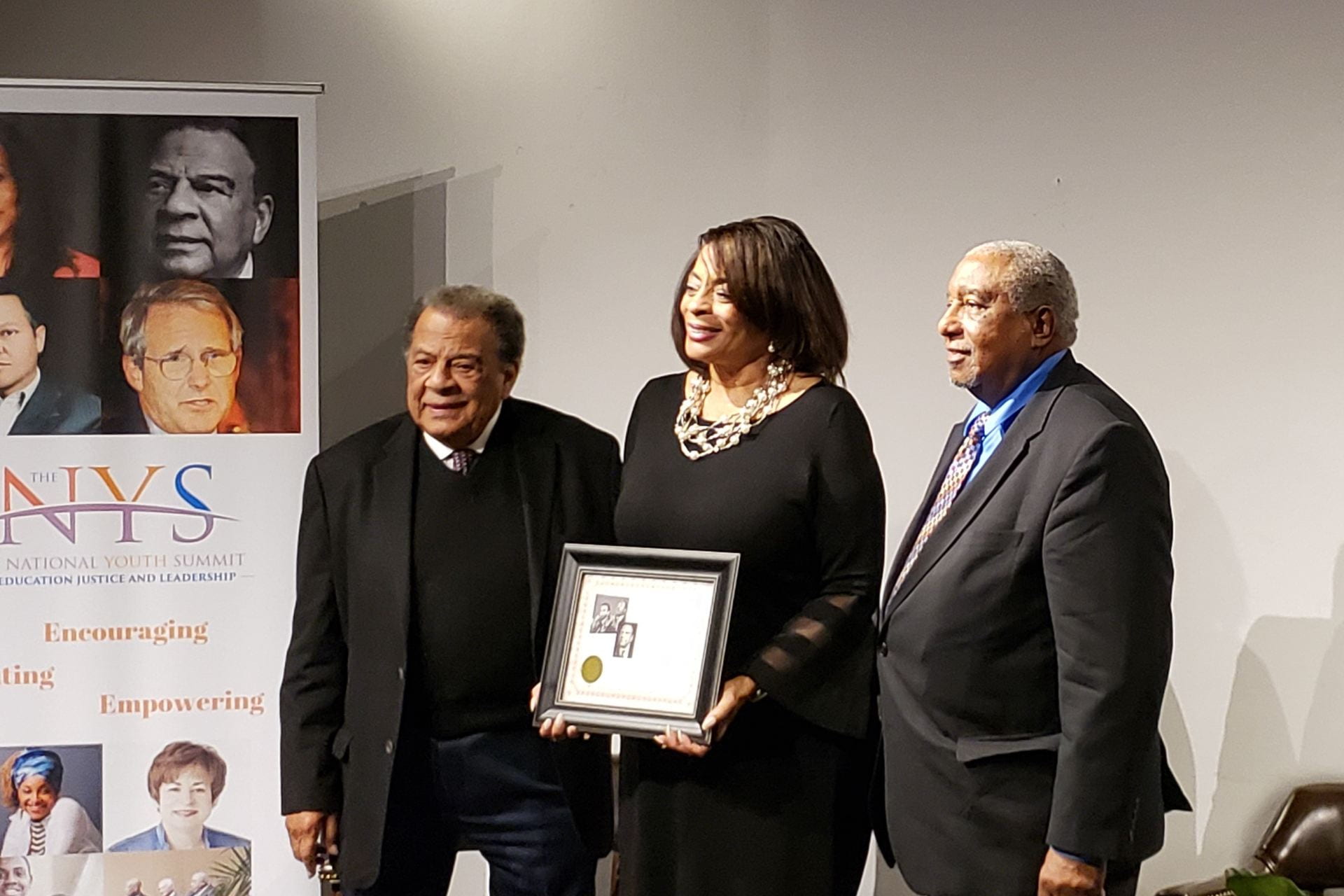 McClendon Receives Andrew Young Award