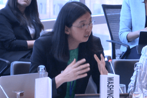 Zou talks global CDAs at World Bank Evolution Forum